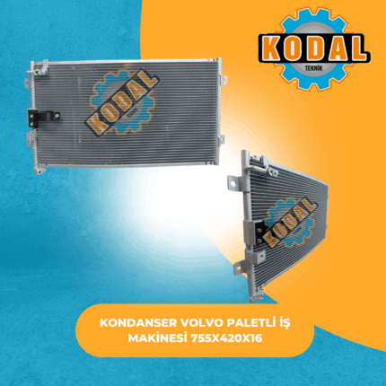 KONDANSER VOLVO PALETLİ İŞ MAKİNESİ 755X420X16