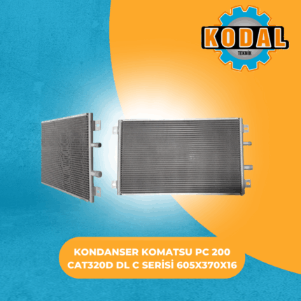 KONDANSER KOMATSU PC 200 CAT320D DL C SERİSİ 605X370X16