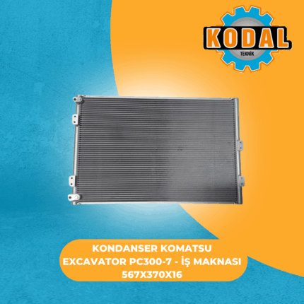 KONDANSER KOMATSU EXCAVATOR PC300-7 - İŞ MAKNASI 567X370X16