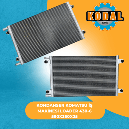 KONDANSER KOMATSU İŞ MAKİNESİ LOADER 430-6 590X350X25