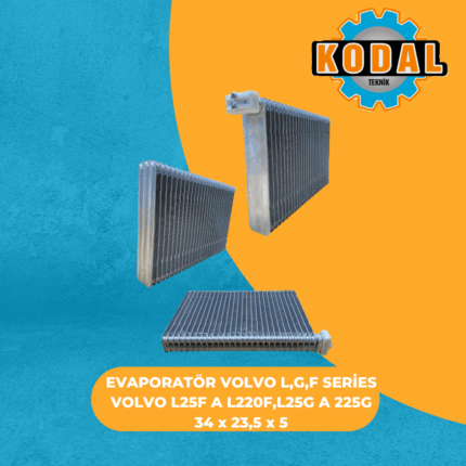 EVAPORATÖR VOLVO L,G,F SERİES VOLVO L25F A L220F,L25G A 225G 34 x 23,5 x 5